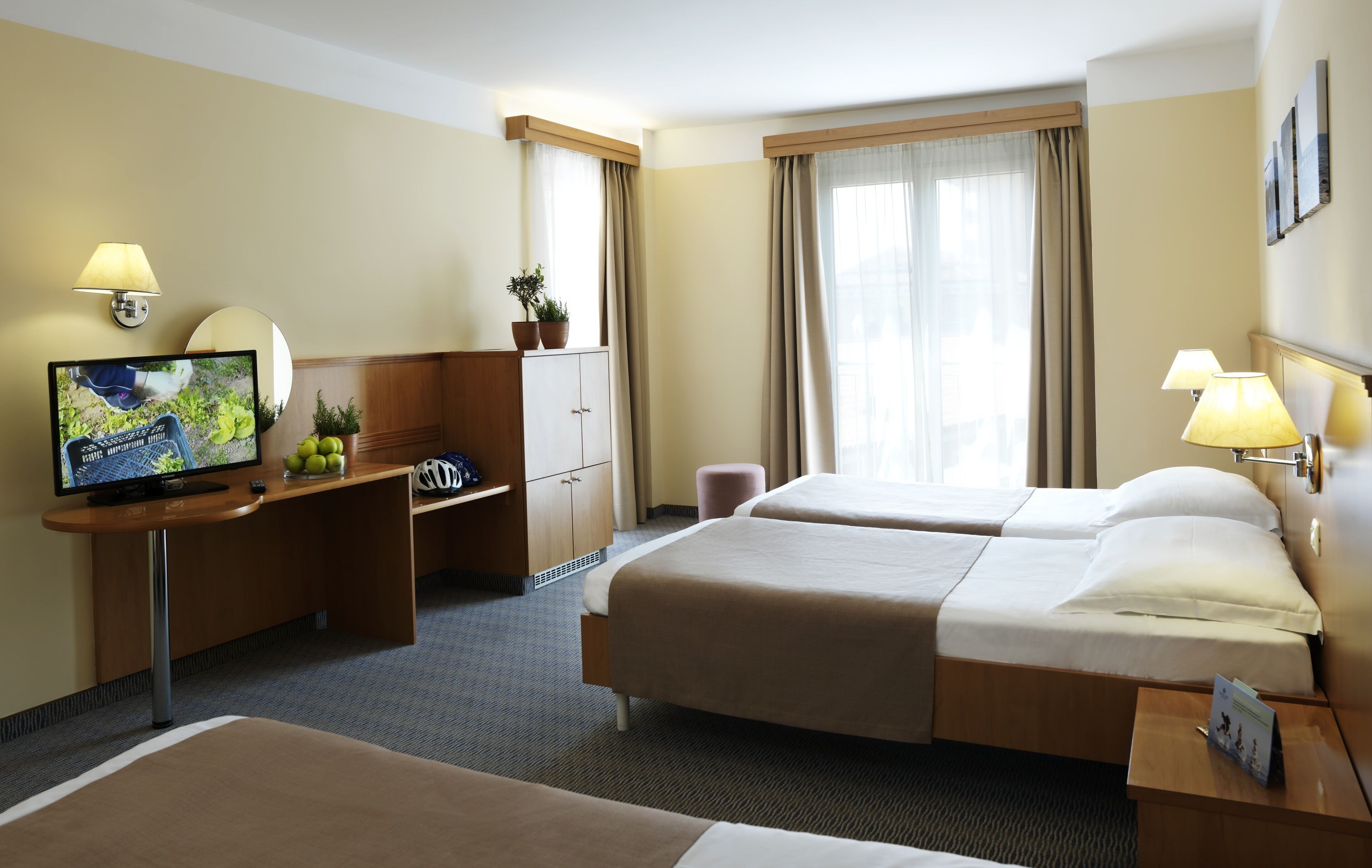 Minibar, in-room safe, desk, free WiFi