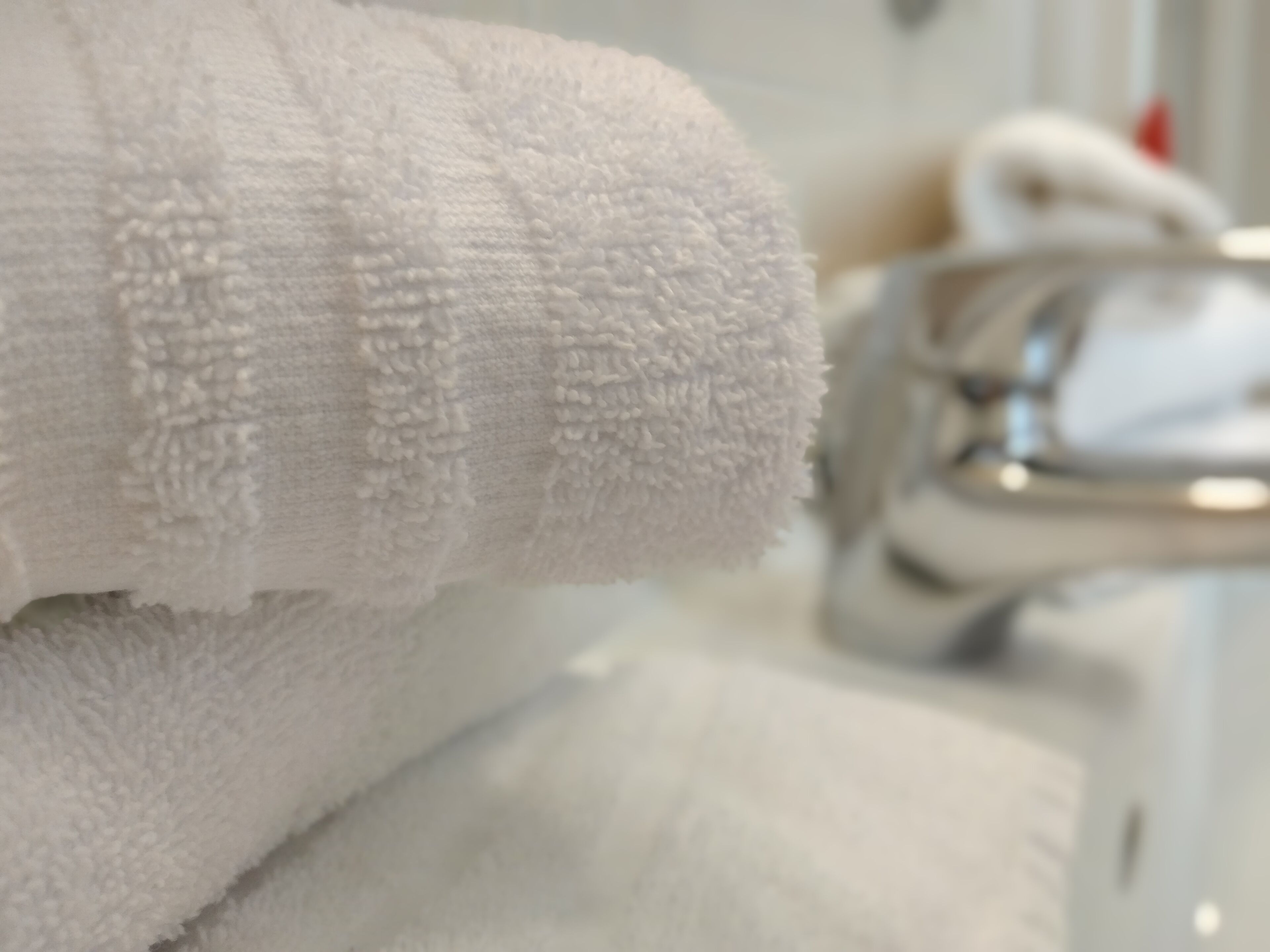 deep-soaking bathtub, free toiletries, hair dryer, slippers