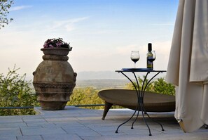 Outdoor pool, open 9:00 AM to 7 PM, pool umbrellas, pool loungers