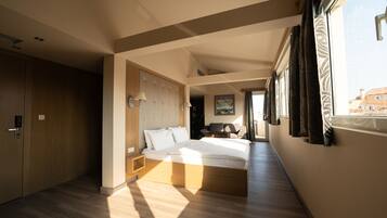 One-Bedroom Suite with Balcony and City View