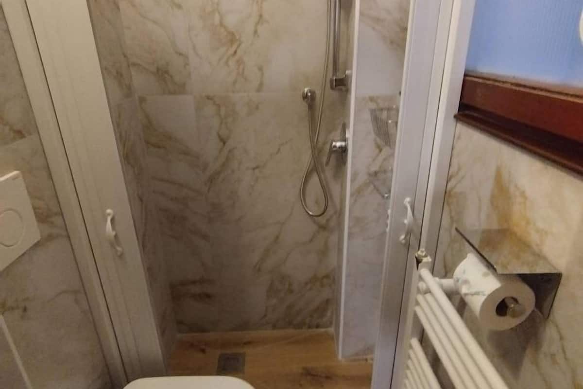 Bathroom | Shower, hair dryer