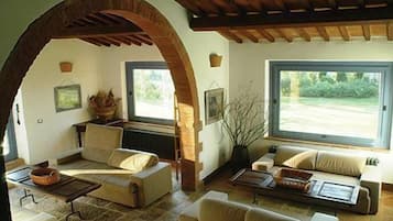 Suite Luxury, 1 letto king, bagno privato, al piano terra | Soggiorno