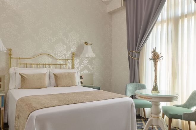 Premium bedding, down duvets, Select Comfort beds, in-room safe
