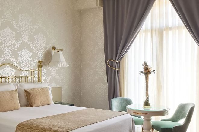 Premium bedding, down duvets, Select Comfort beds, in-room safe