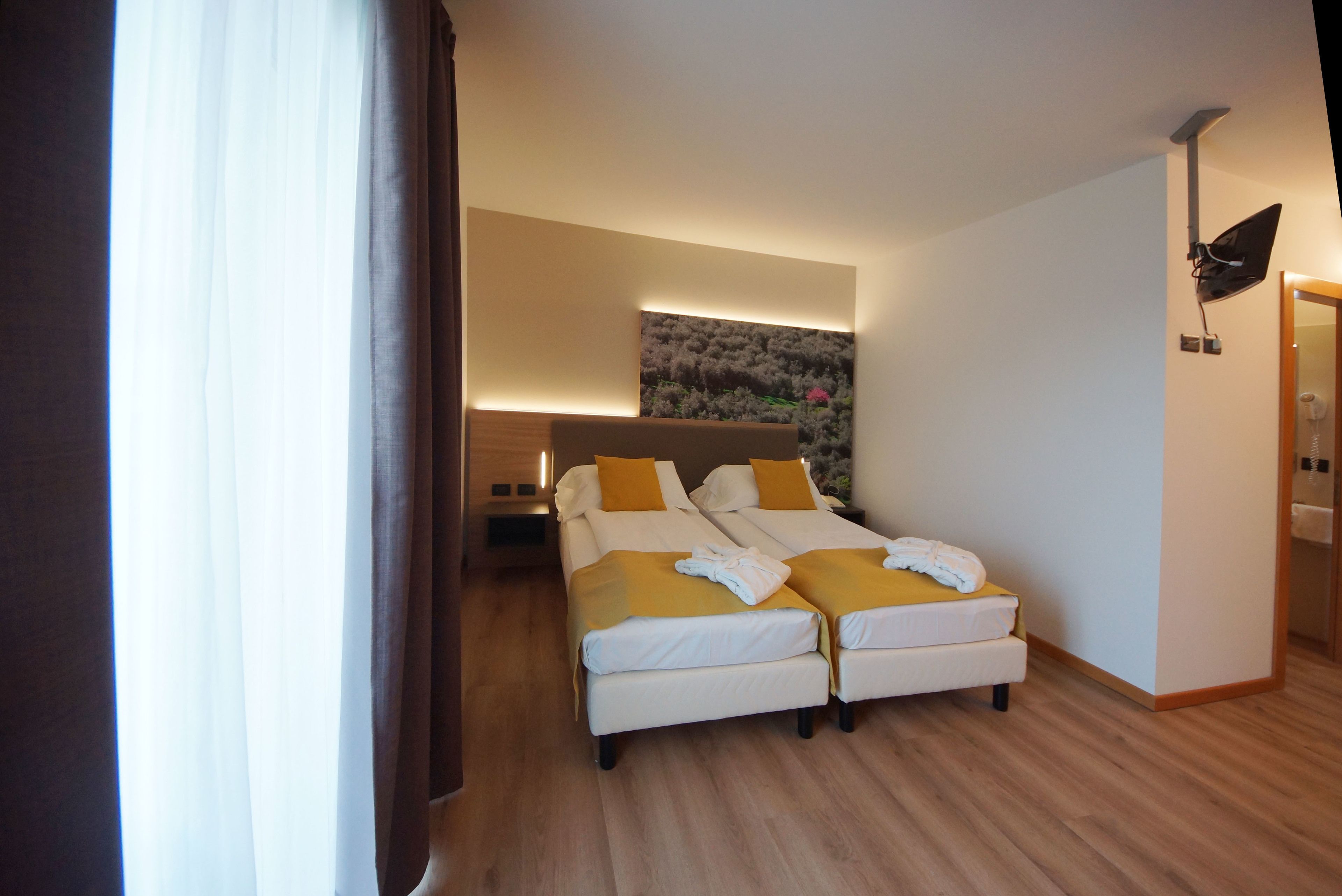 superior double or twin room | minibar, desk, laptop workspace, blackout curtains