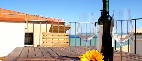 Căn hộ, 1 phòng ngủ, hiên, quang cảnh biển (Kitchen) | Nôi/giường cho trẻ sơ sinh (phụ phí)