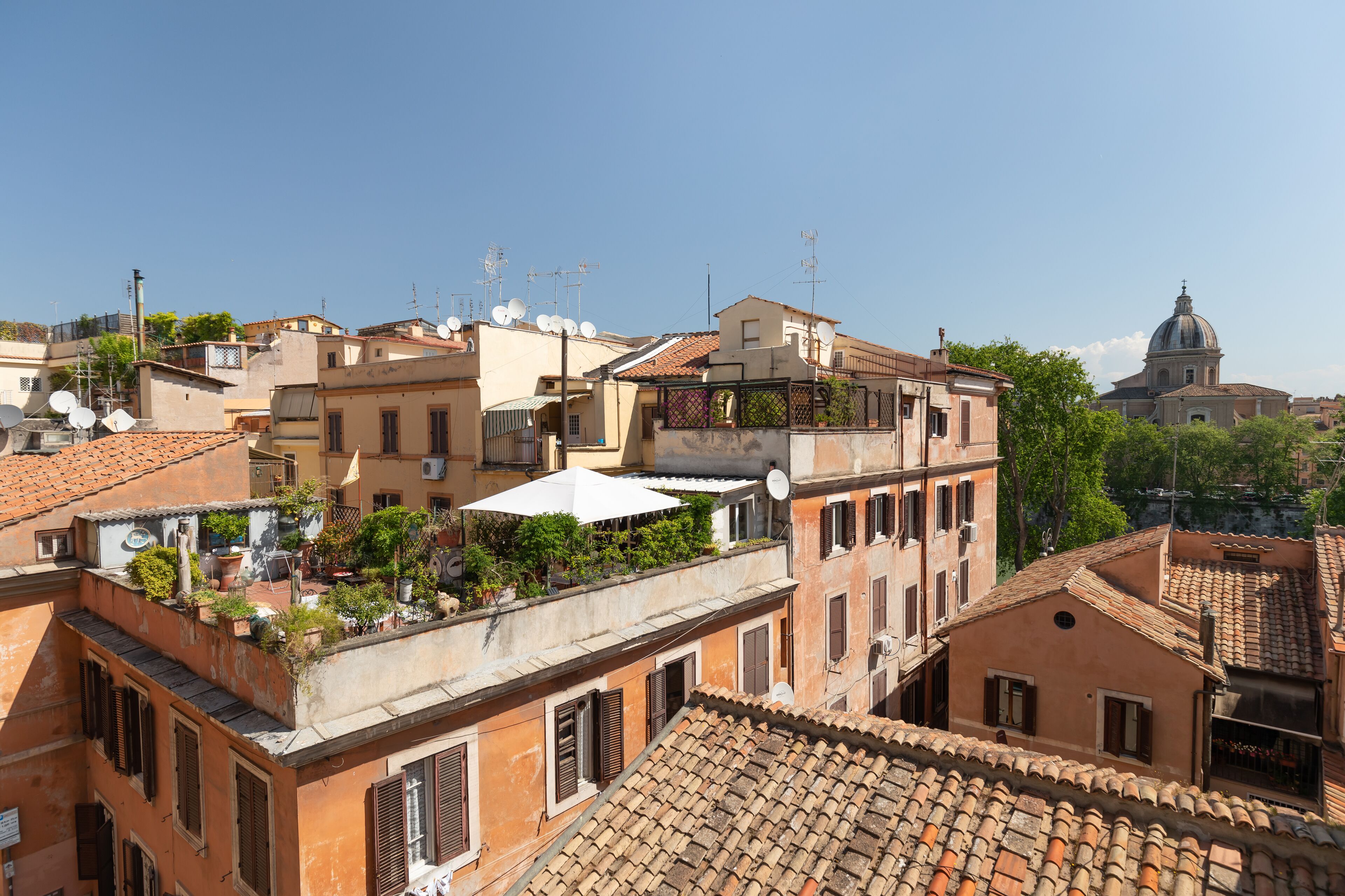 superior double or twin room, 1 double or 2 single beds, city view | view from room