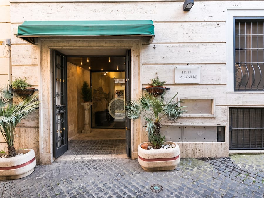 Entrada de l'allotjament