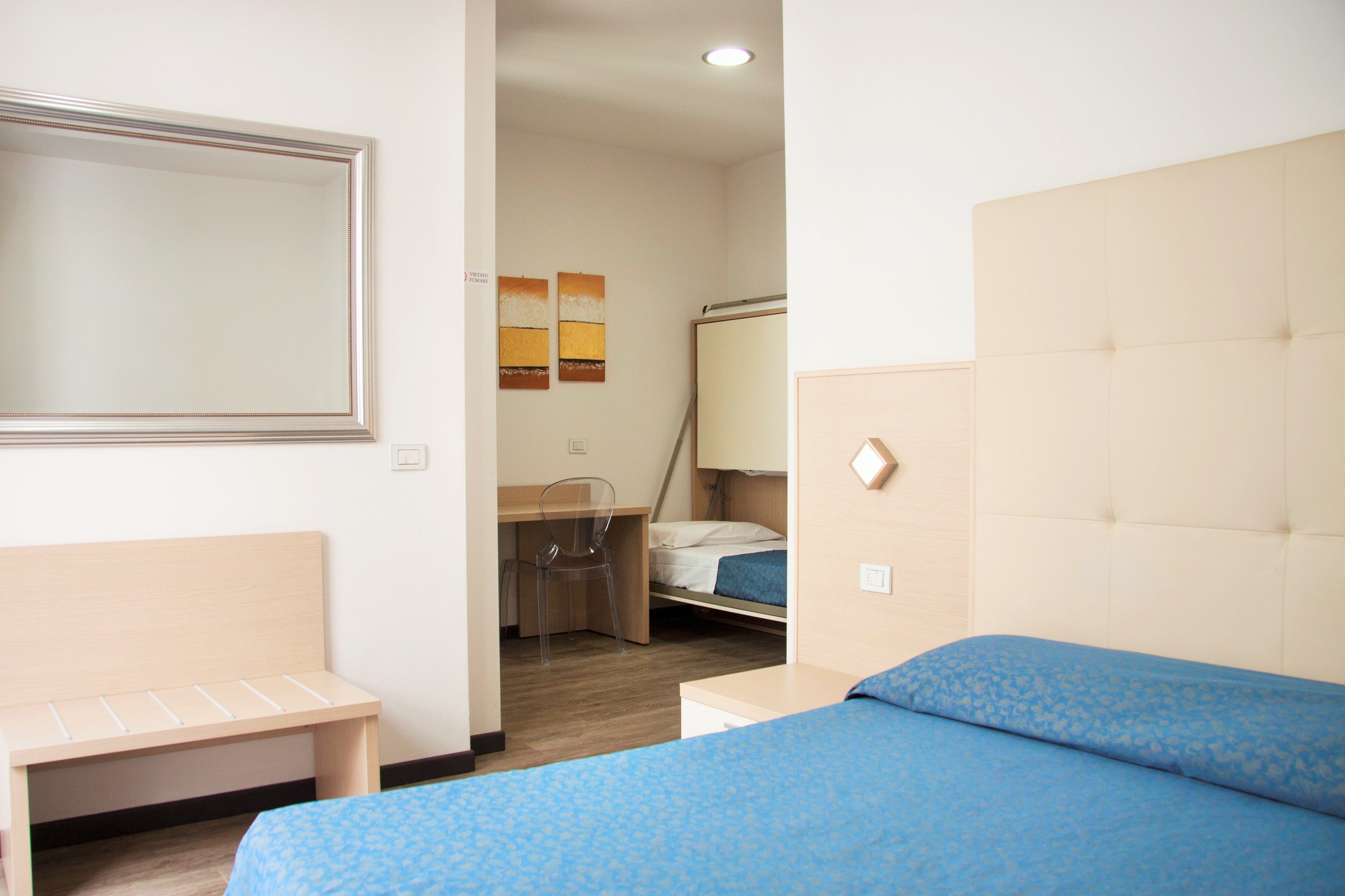 triple room | select comfort beds, in-room safe, desk, cots/infant beds