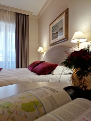Basic Double or Twin Room, 1 Bedroom | Premium bedding, in-room safe, desk, blackout drapes - Boncompagni Suite (Rome)