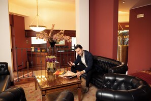 Sitzecke in der Lobby