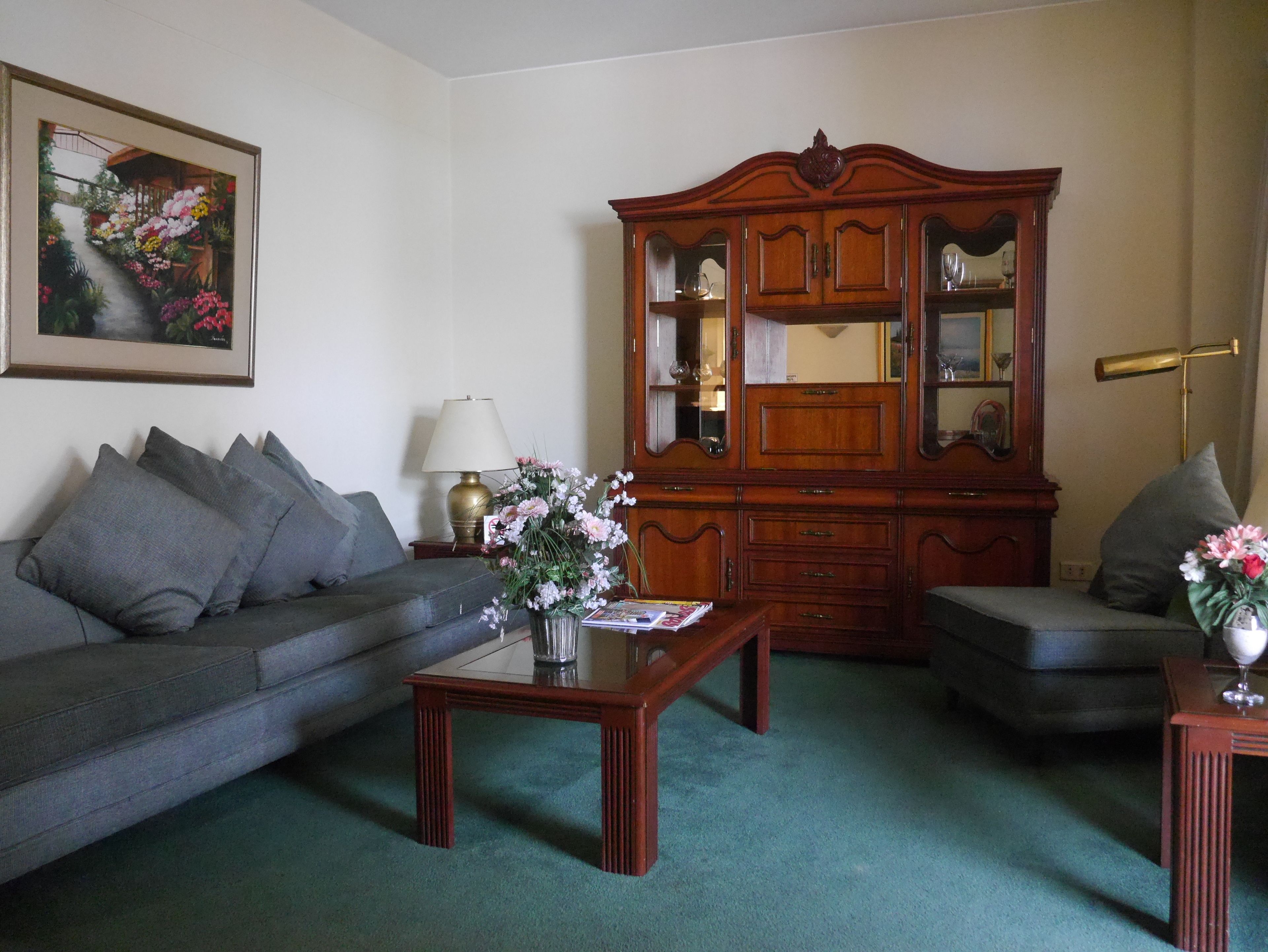 luxury suite | living area | lcd tv