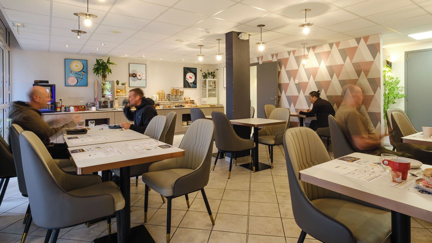 daily buffet breakfast (eur 9.50 per person)