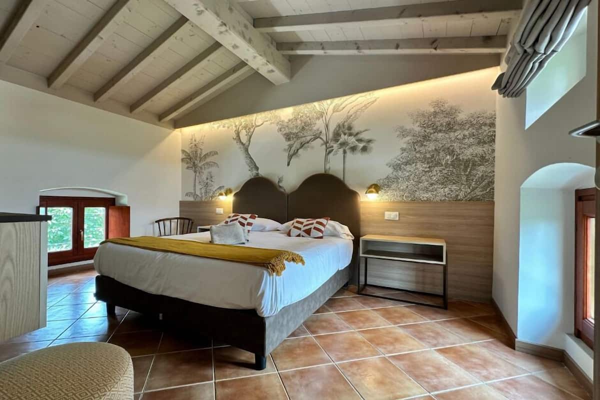 Appartement, 1 slaapkamer, uitzicht op tuin | 1 slaapkamer, luxe beddengoed, een kluis op de kamer, een laptopwerkplek