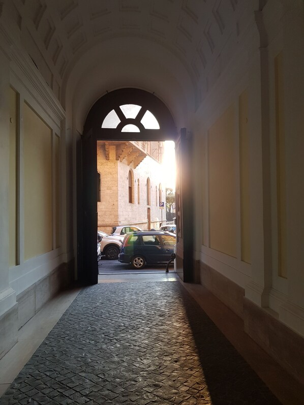 Entrée de l’hébergement