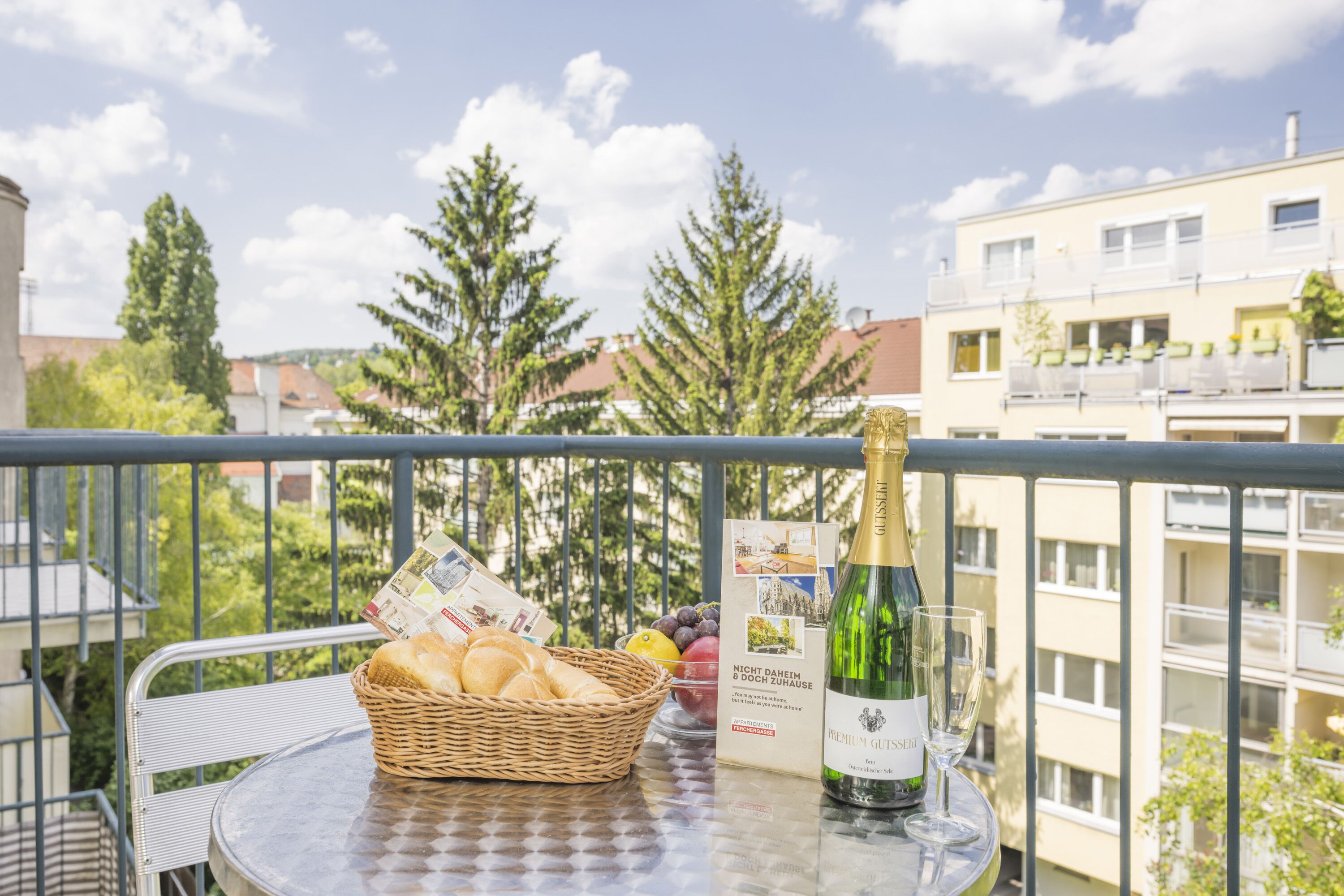 Studio mit Balkon (2 Personen) | Balkon