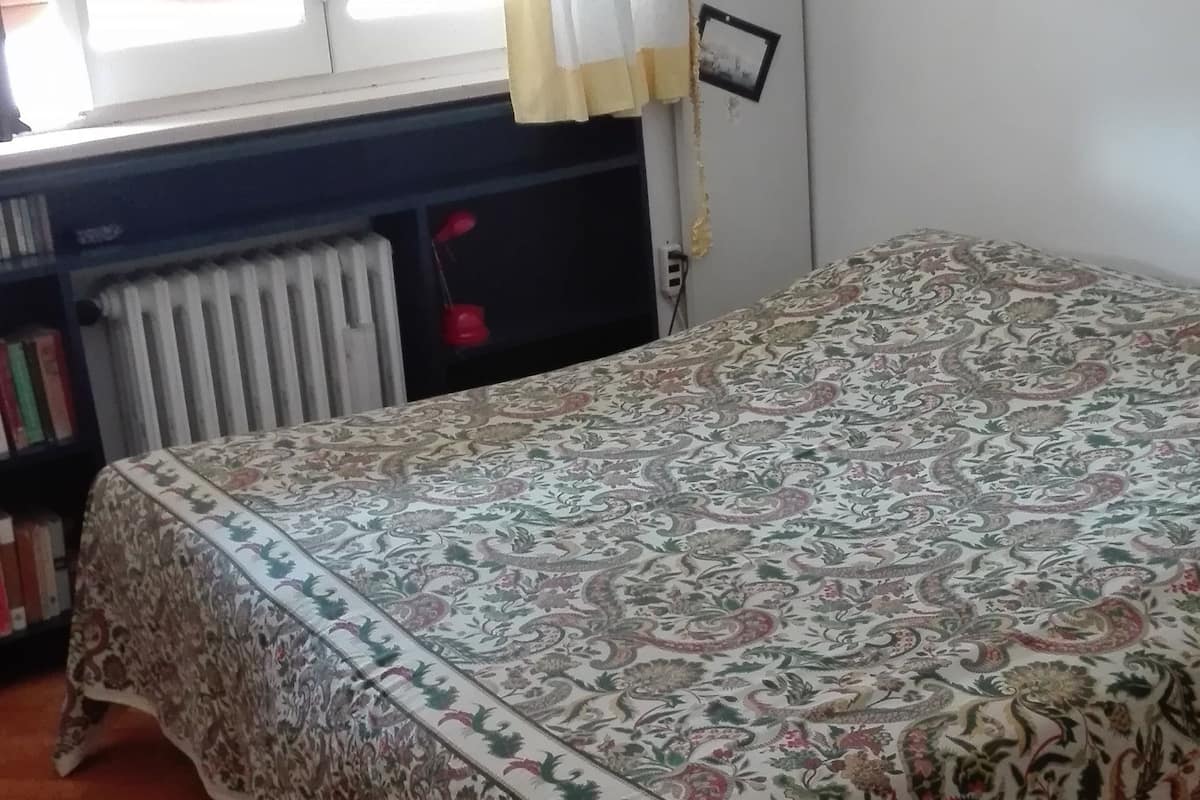 Double Room (External Bathroom) | Frette Italian sheets, pillowtop beds, iron/ironing board
