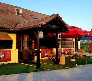 Façade de l’hébergement