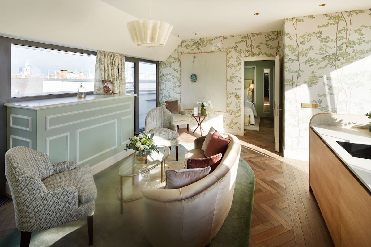 Penthouse | 1 slaapkamer, luxe beddengoed, donzen dekbedden, een gratis minibar