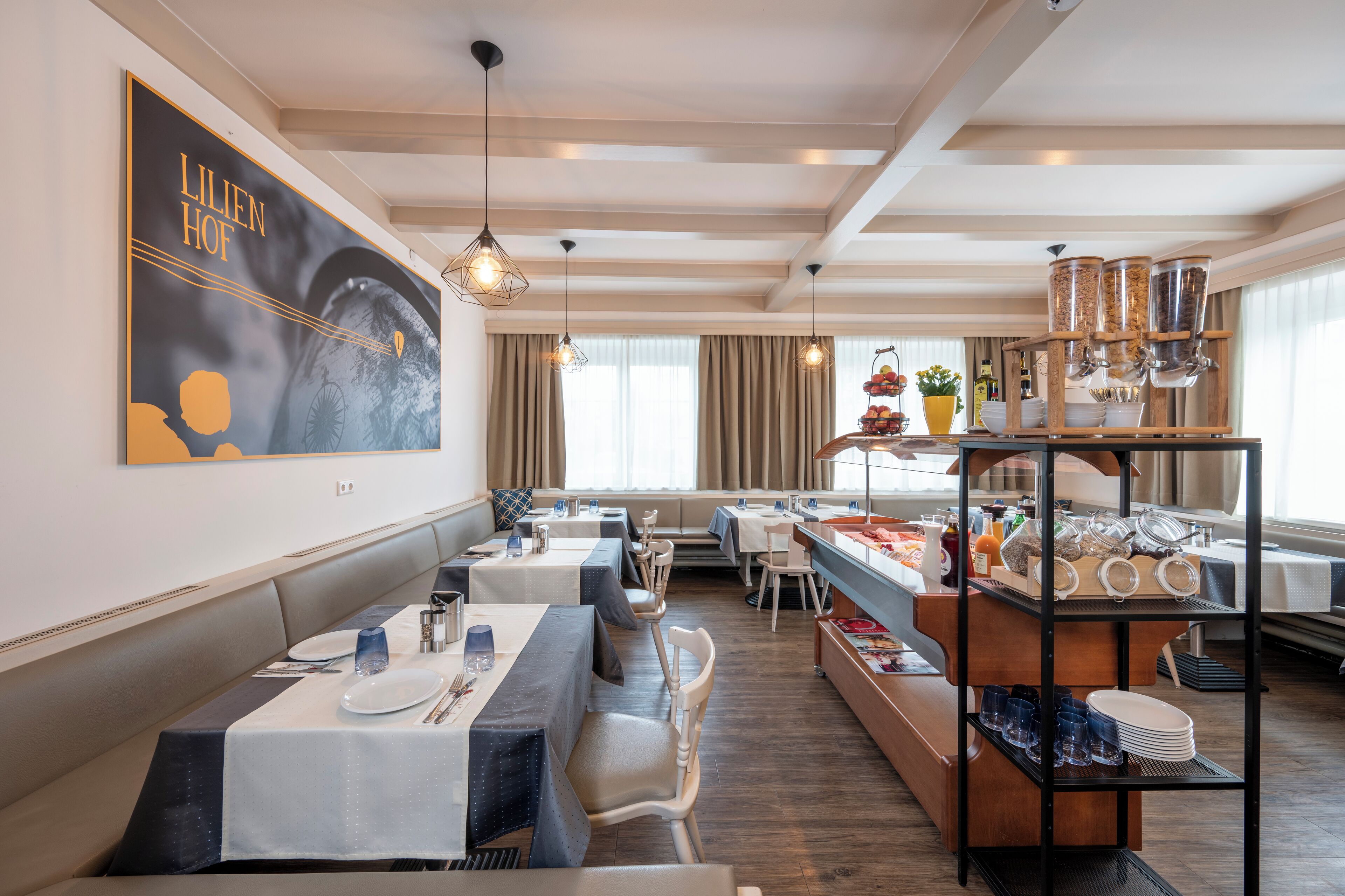 daily buffet breakfast (eur 16 per person)