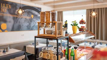Daily buffet breakfast (EUR 16 per person)