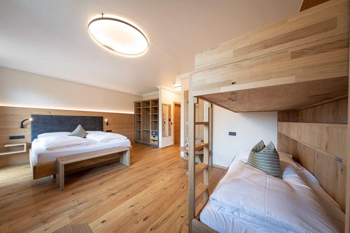 Traditional Quadruple Room, 1 Bedroom, Mountain View | Premium bedding, minibar, in-room safe, blackout curtains