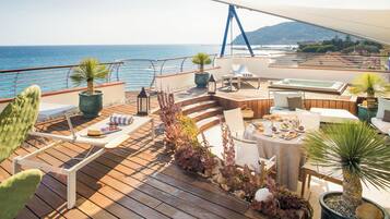 Suite Présidentielle, terrasse, vue mer
