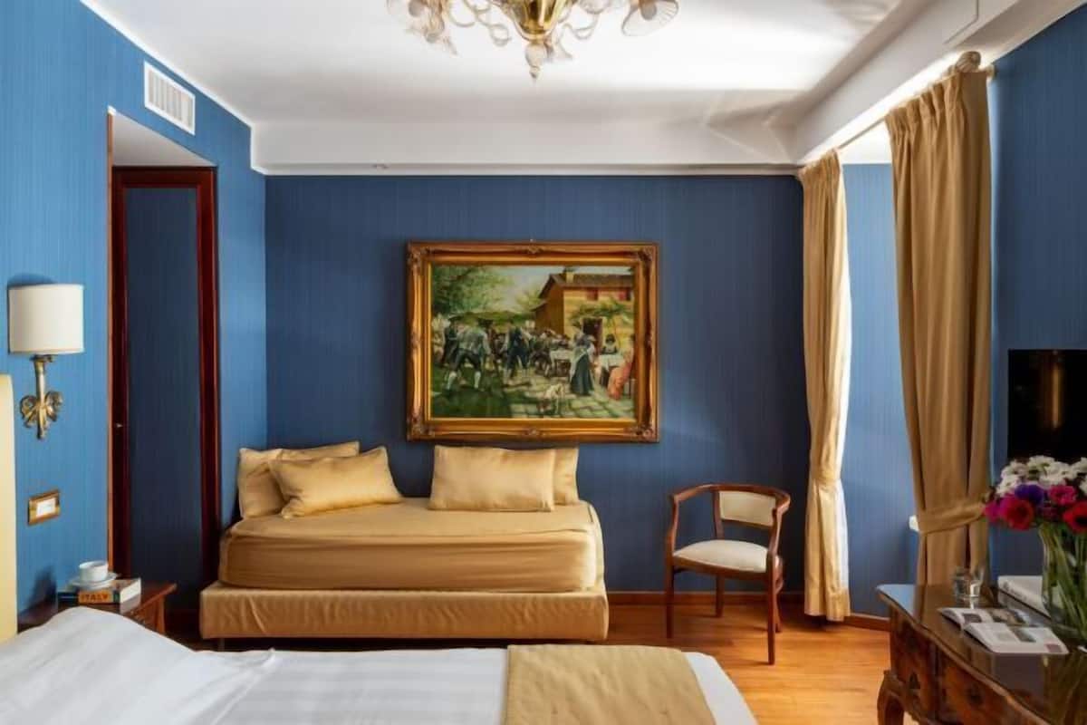 1 makuuhuone, italialaiset Frette-lakanat, ylelliset vuodevaatteet