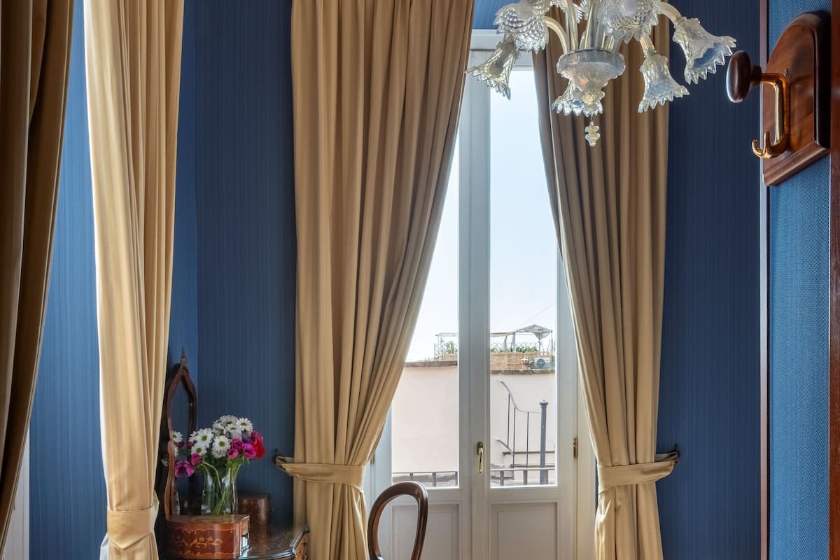 1 slaapkamer, Italiaanse Frette-lakens, luxe beddengoed, donsdekens