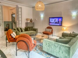 Sala de estar en el lobby