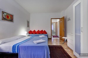 Triple Room | Down duvets, blackout curtains, iron/ironing board, rollaway beds