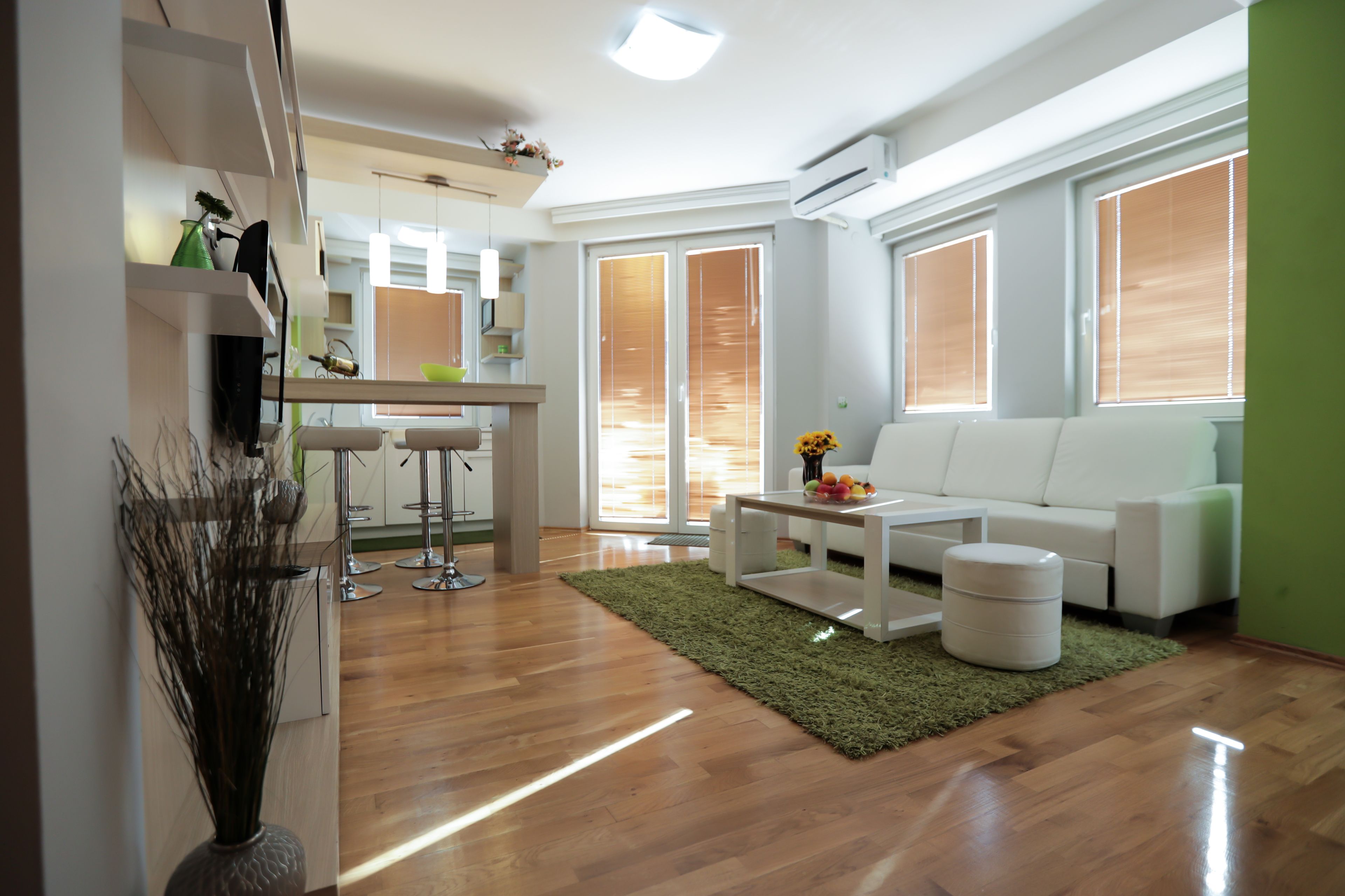 Estudio | Área de sala de estar | Televisión de pantalla plana 