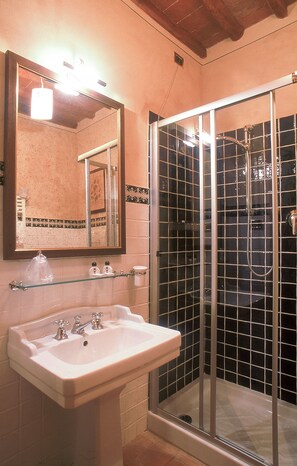 Shower, free toiletries, hair dryer, bidet - Palazzo al Torrione 2 (San Gimignano)