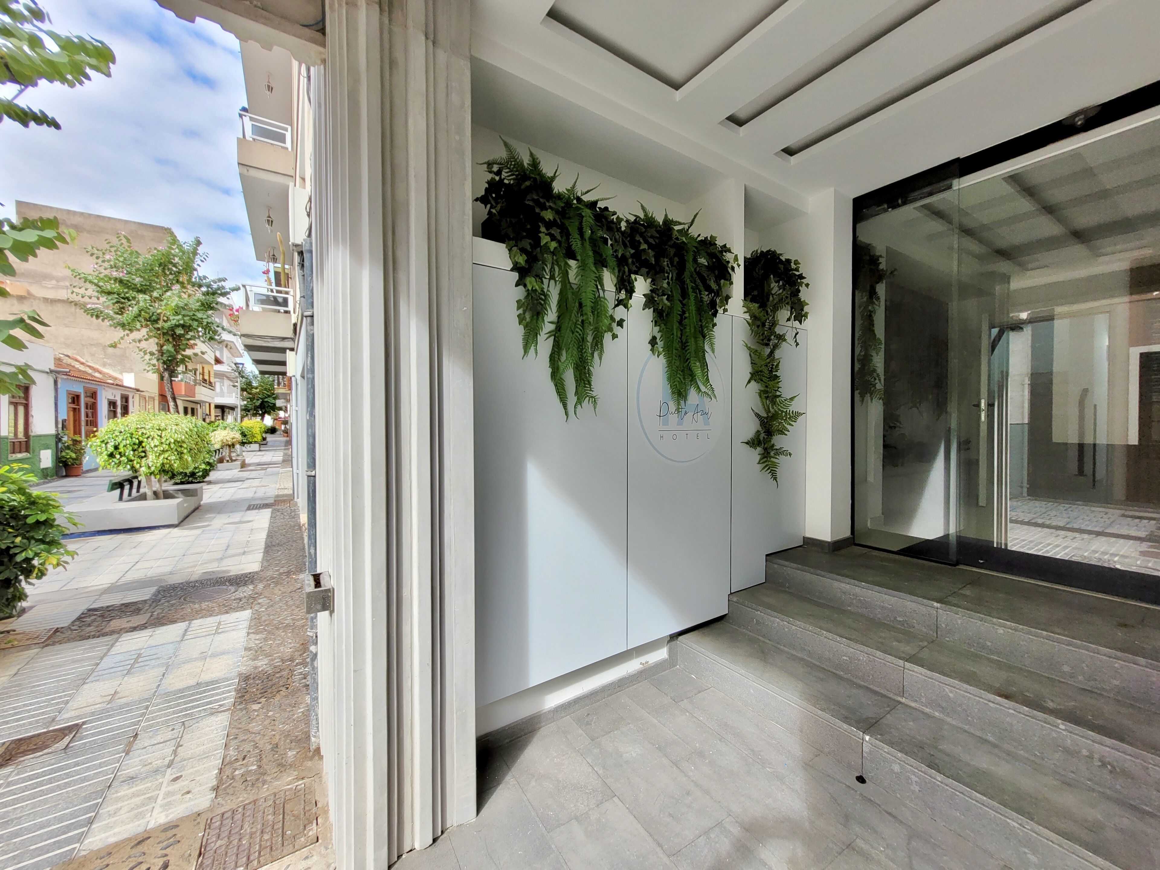 Blick von der Unterkunft