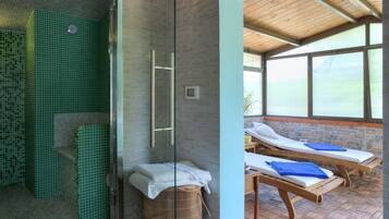 Sauna, vasca idromassaggio, bagno turco, massaggi “deep tissue”