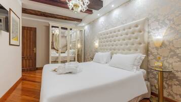 Executive-Apartment | Bettwäsche aus ägyptischer Baumwolle, hochwertige Bettwaren