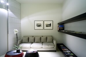 Sala de estar en el lobby