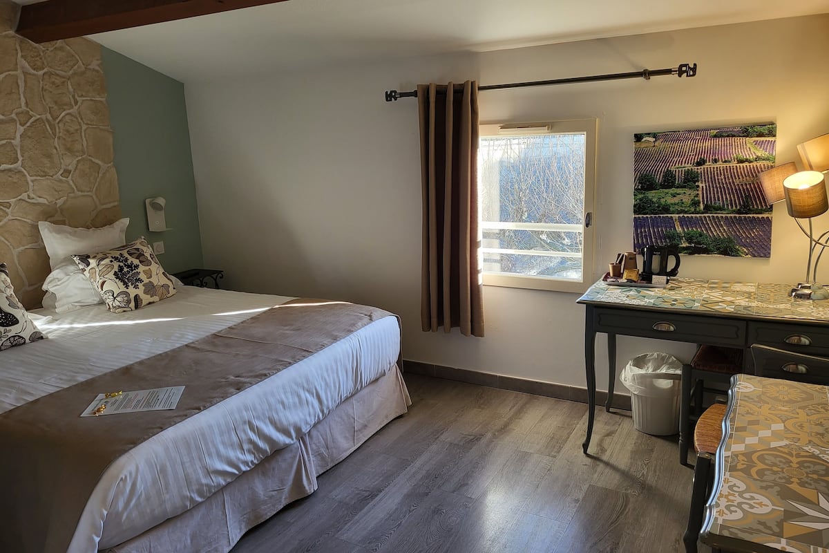 comfort double room | 1 bedroom, premium bedding, desk, blackout curtains