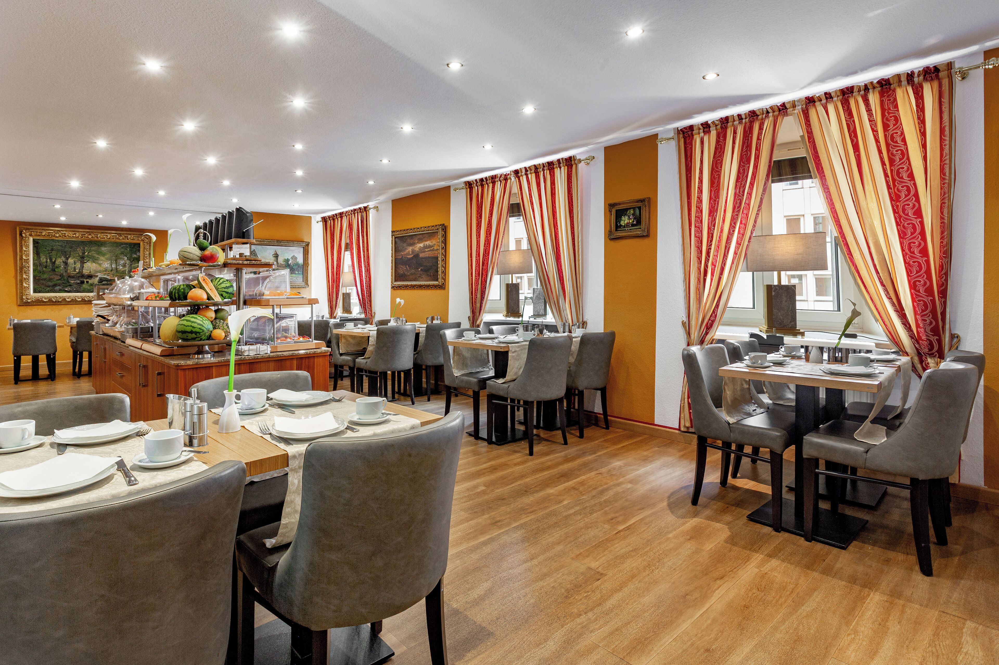 Daily buffet breakfast (EUR 17 per person)