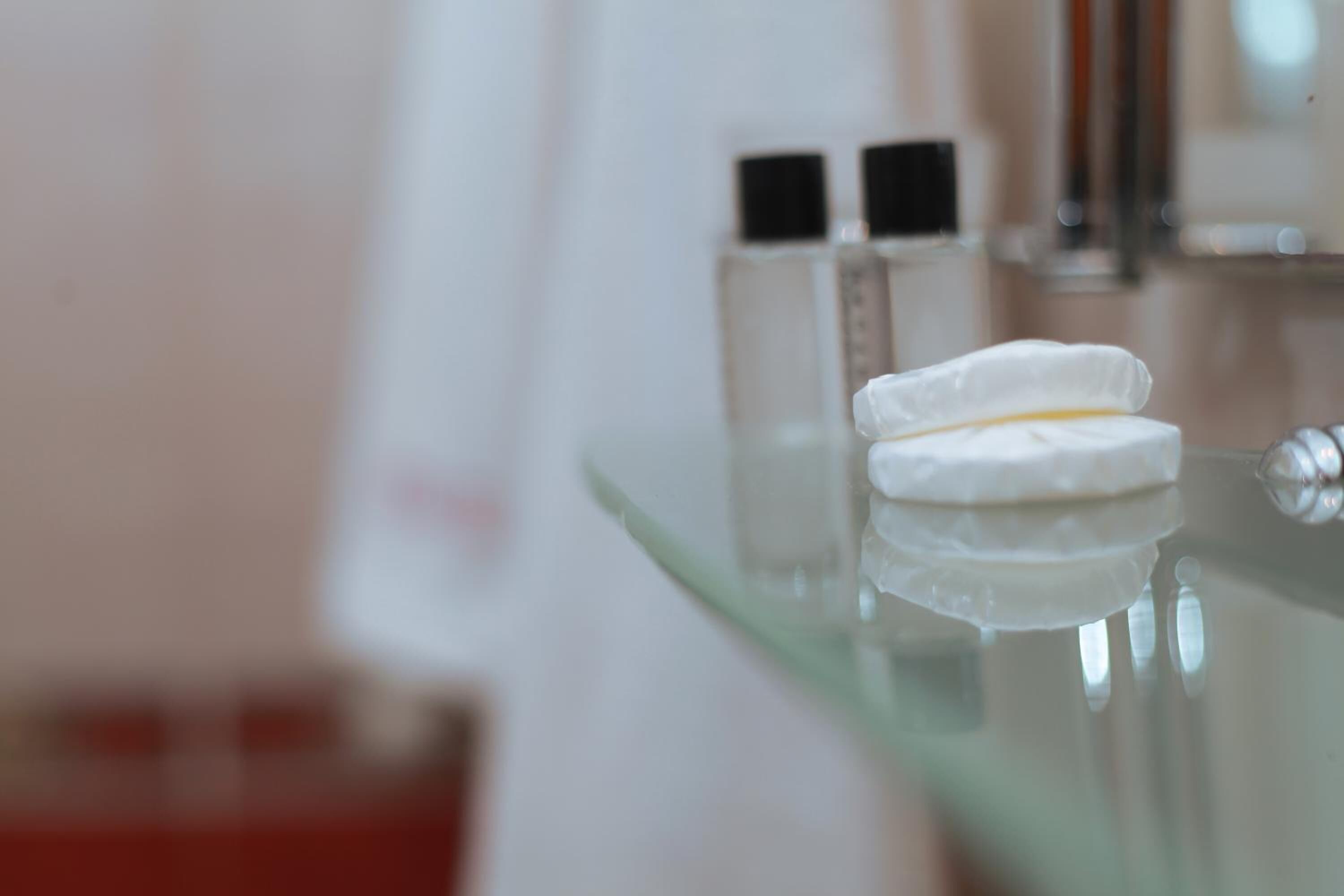 shower, free toiletries, hair dryer, slippers