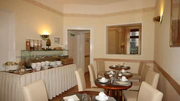 Daily buffet breakfast (EUR 10 per person)