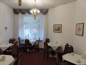 Daily buffet breakfast (EUR 8 per person)