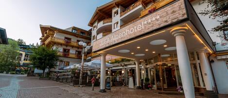 Façana frontal de l'allotjament