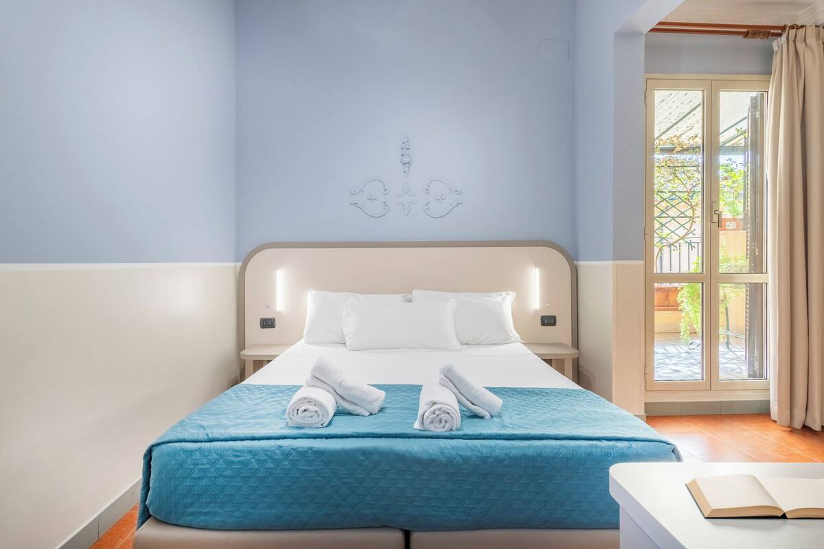 Superior Double Room, Terrace | Egyptian cotton sheets, down comforters, memory foam beds, in-room safe
