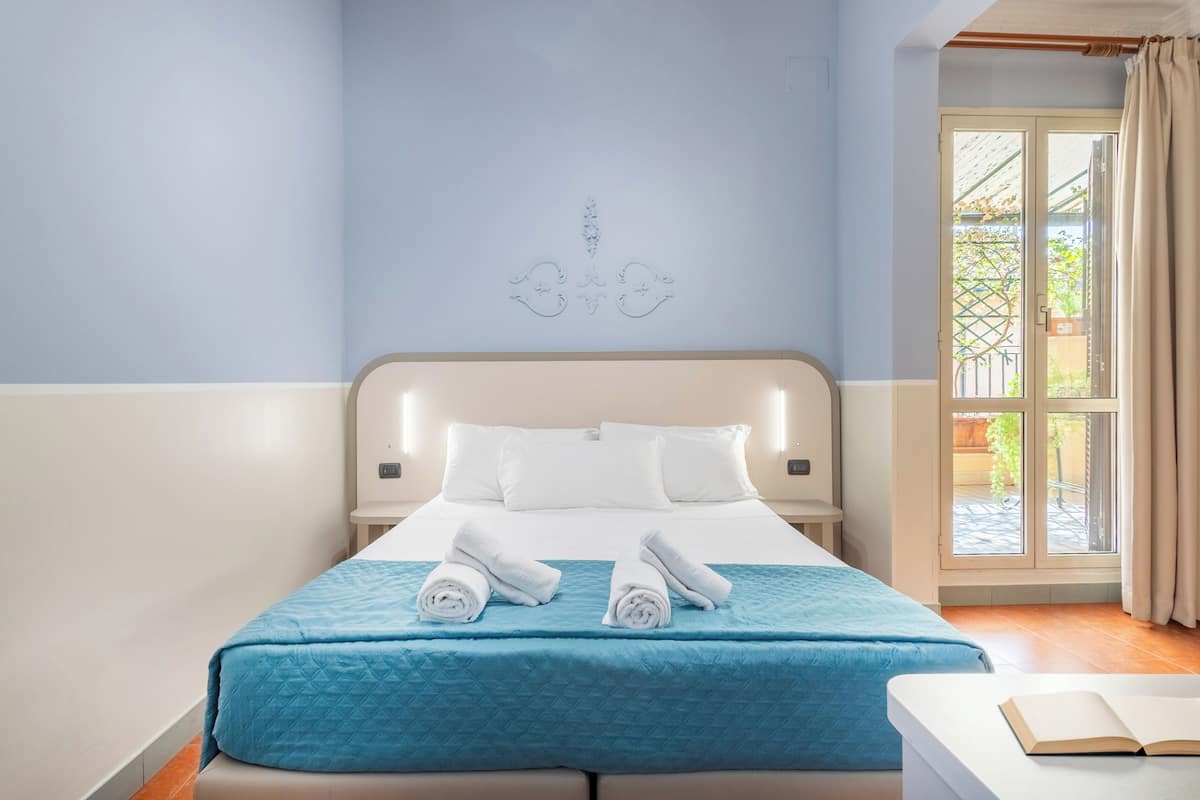 Superior Double Room, Terrace | Egyptian cotton sheets, down duvets, memory-foam beds, in-room safe