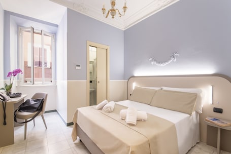 Classic Double or Twin Room (Small) | Egyptian cotton sheets, down comforters, memory foam beds, in-room safe
