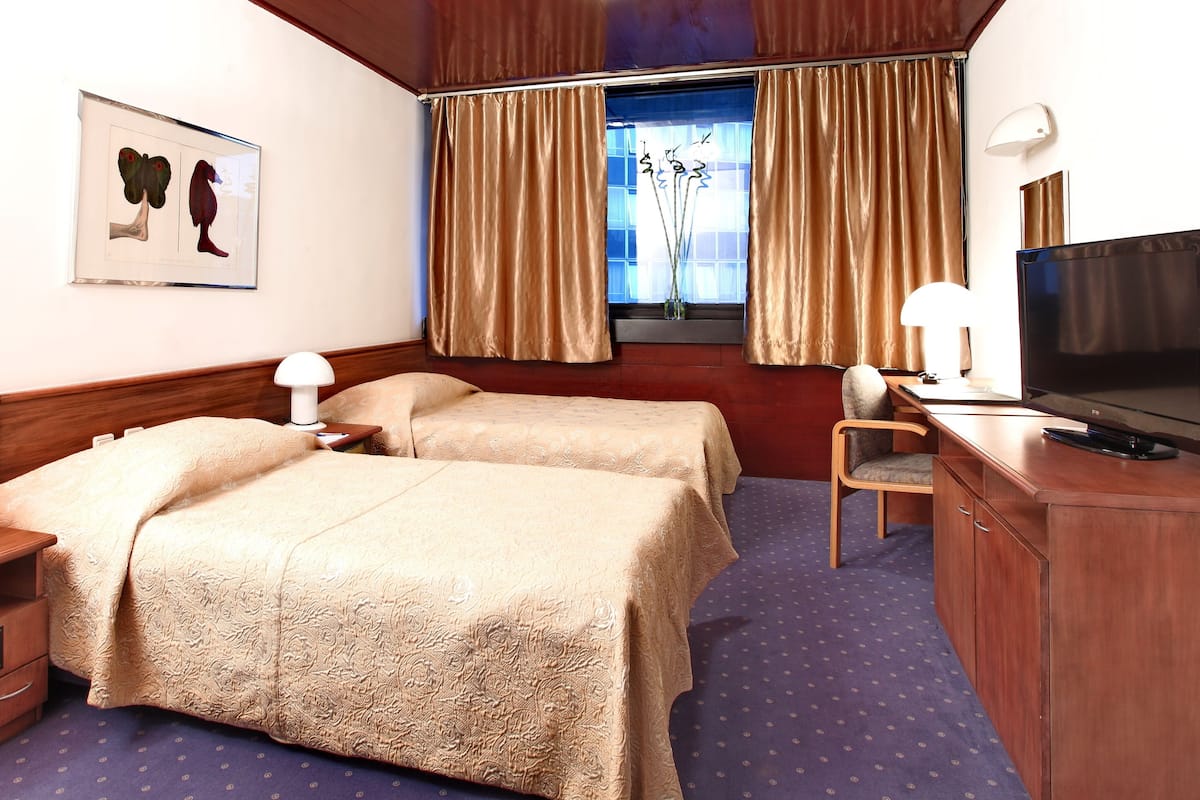 Chambre avec lits jumeaux, 2 lits une place