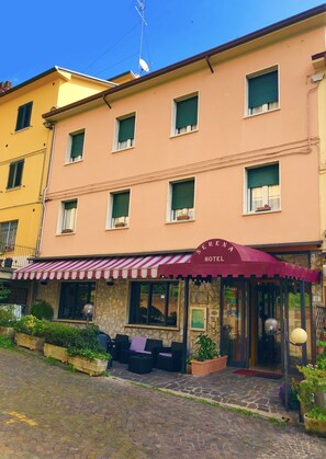 Façade de l’hébergement