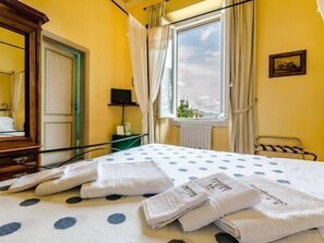 Doppelzimmer | Bettwäsche aus ägyptischer Baumwolle, hochwertige Bettwaren