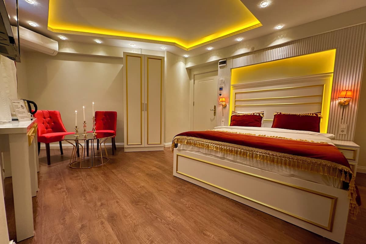 Double Basement Room | 1 bilik tidur, cadar kapas Mesir, peralatan tempat tidur premium